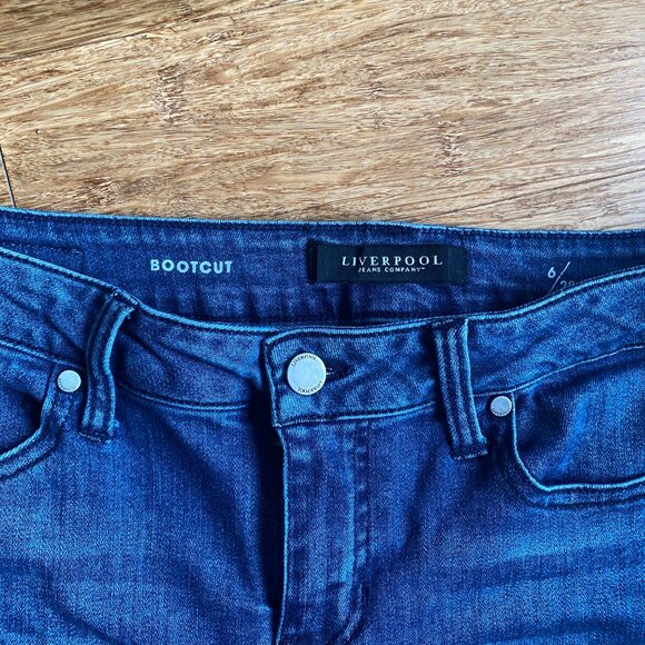 Liverpool Bootcut Jeans in Montauk Mid Blu | size 6 (28) - Picture 2 of 5